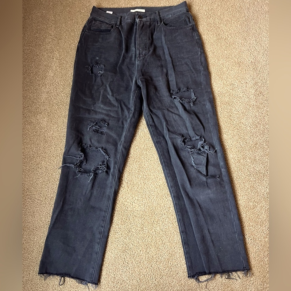 PAC Sun Black high rise straight Jean size 29